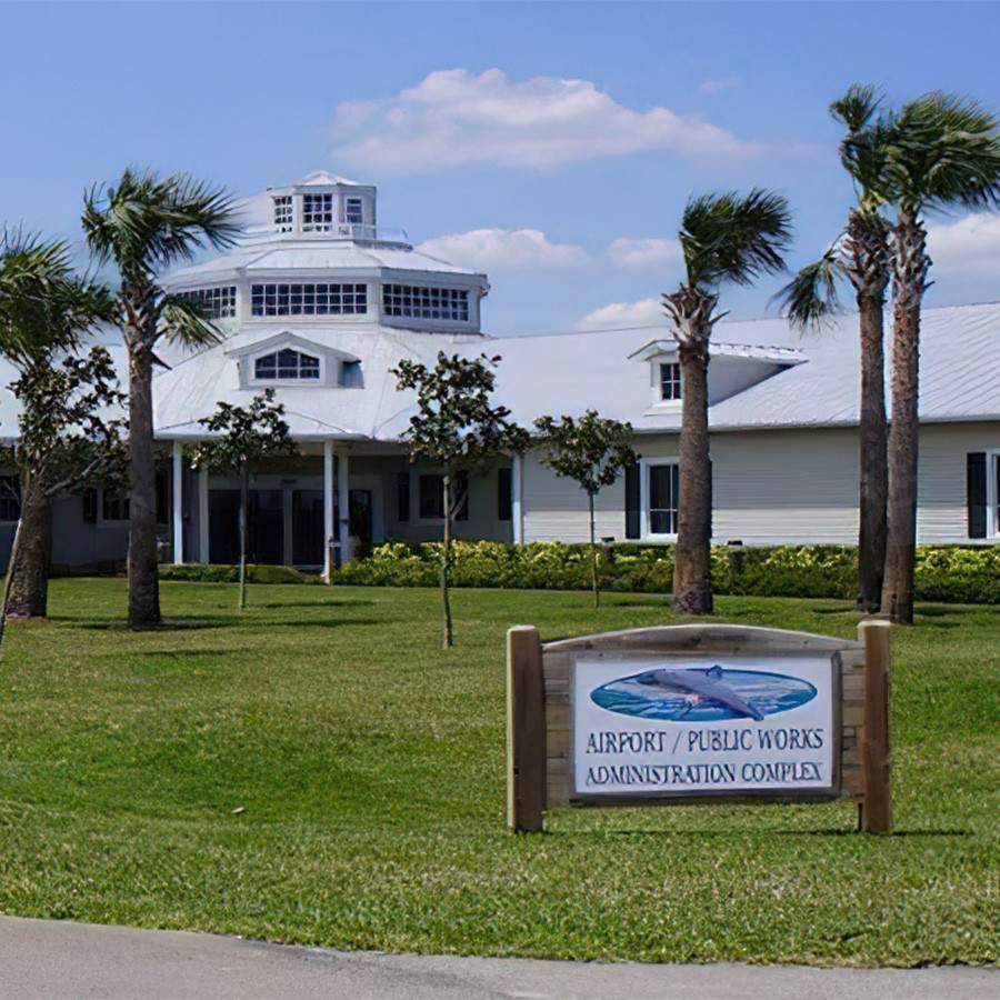 [caption: Sebastian Airport</br / />Admin Bldg] Sebastian Airport Admin Bldg